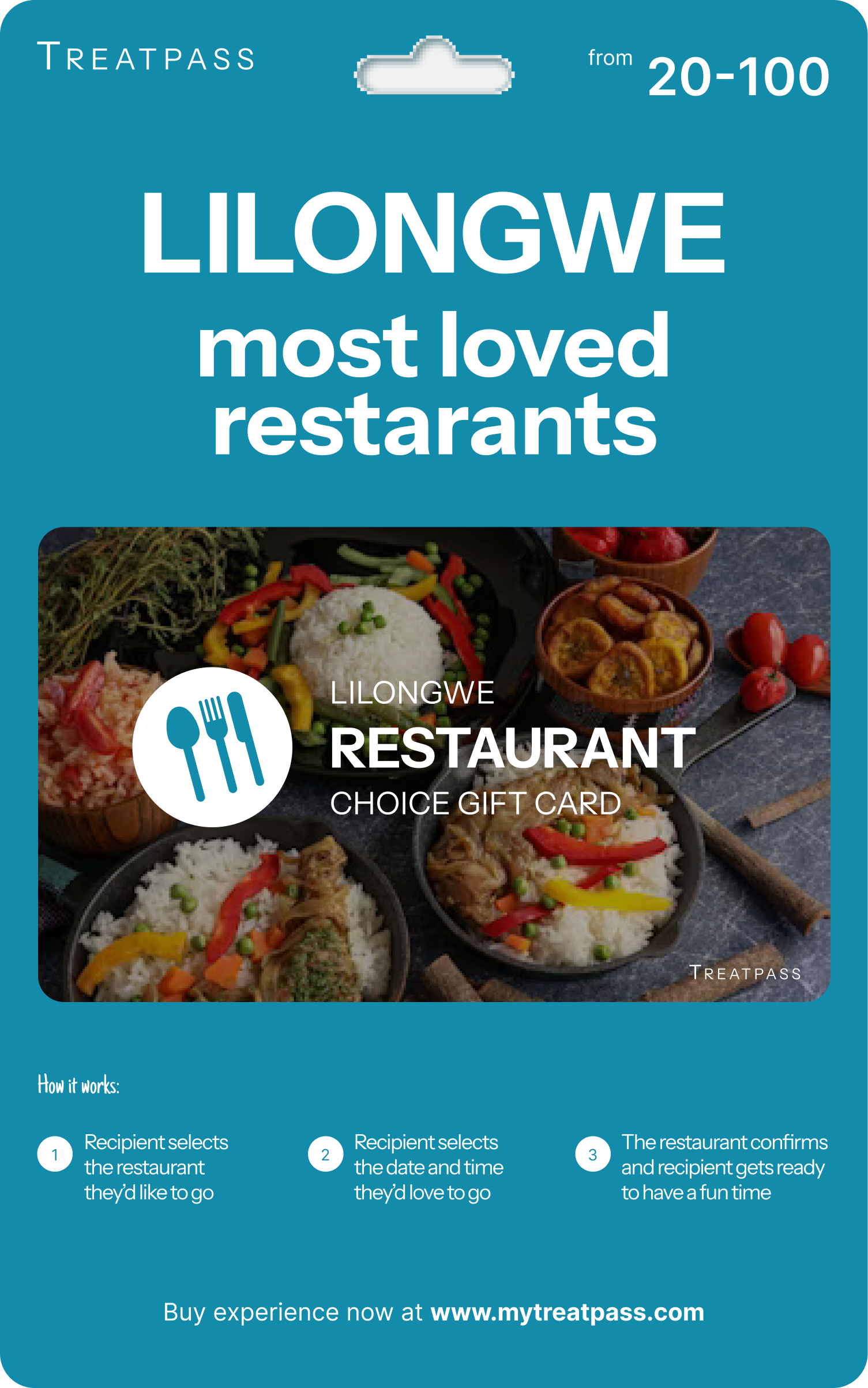 Lilongwe Restaurant Gift Card – TreatPass