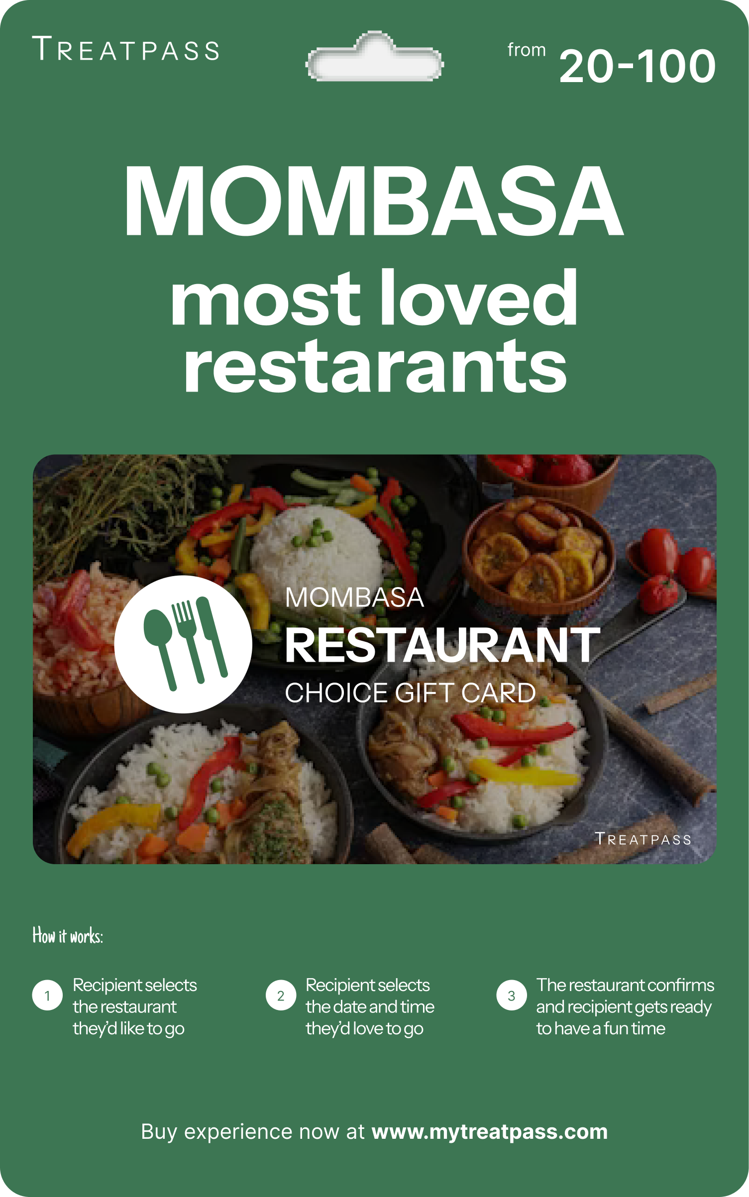 Mombasa Restaurant Gift Card – TreatPass