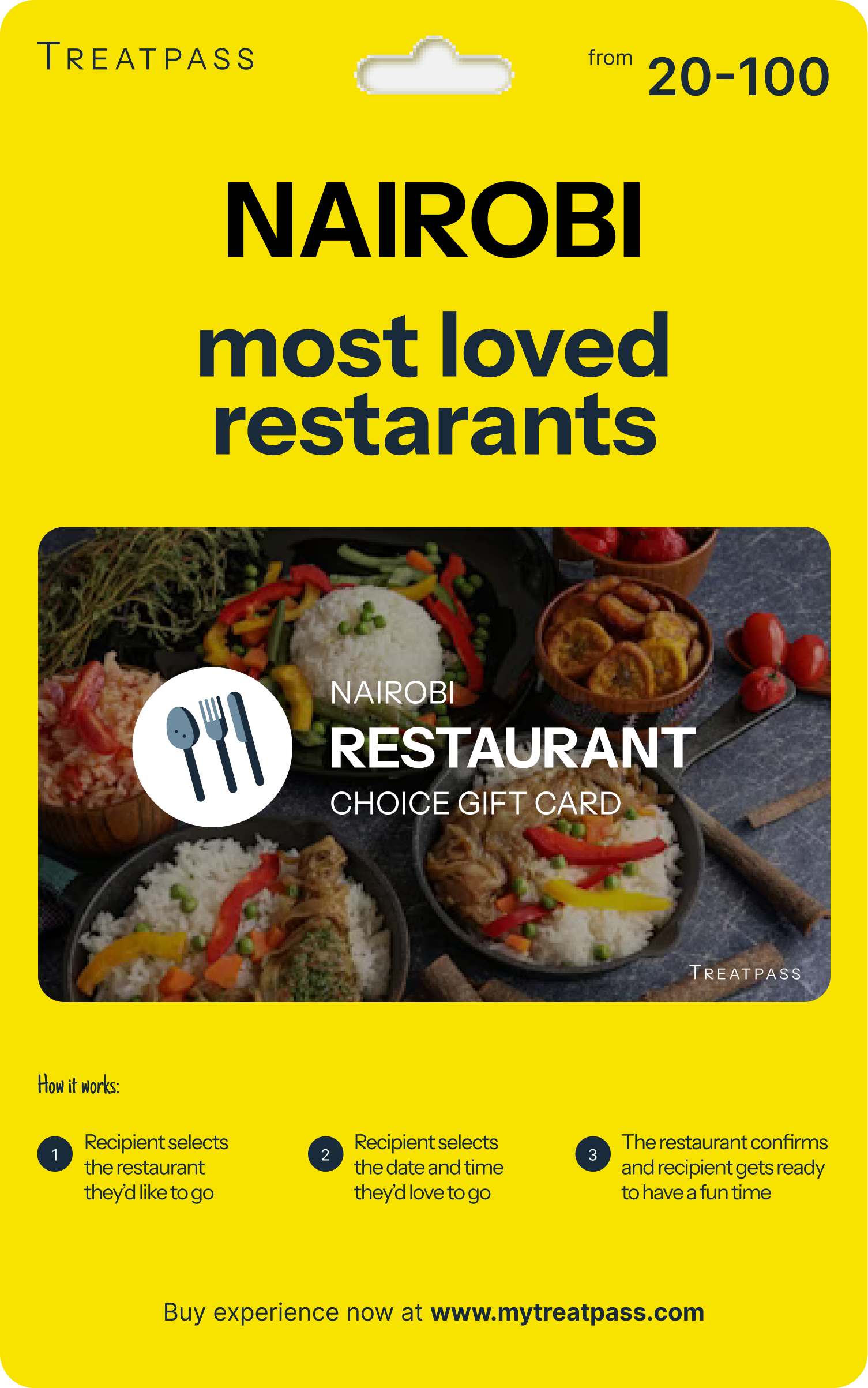 Nairobi Restaurant Gift Card – TreatPass