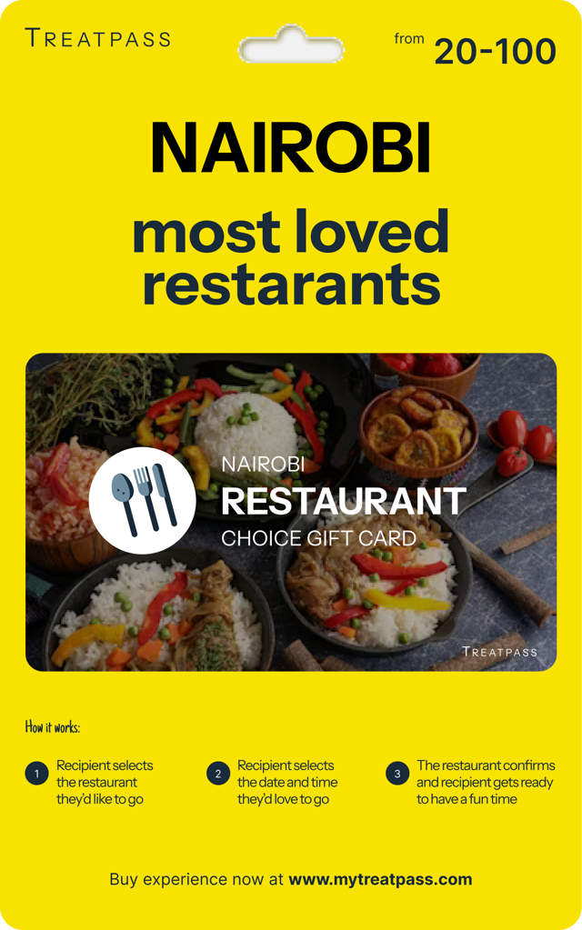Nairobi Restaurant Gift Card – TreatPass