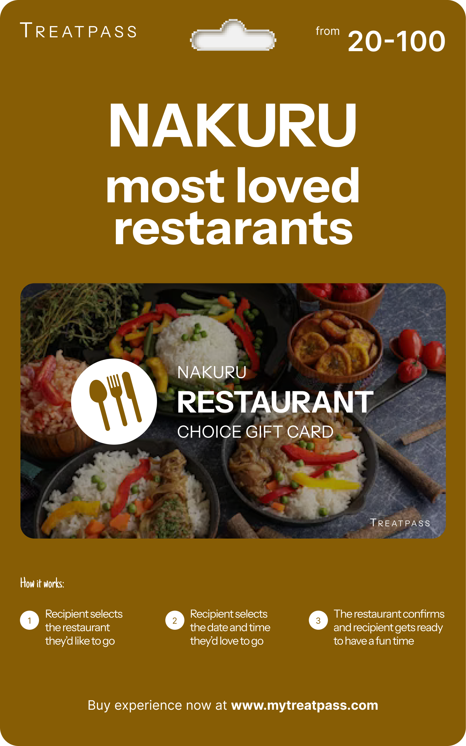 Nakuru Restaurant Gift Card – TreatPass