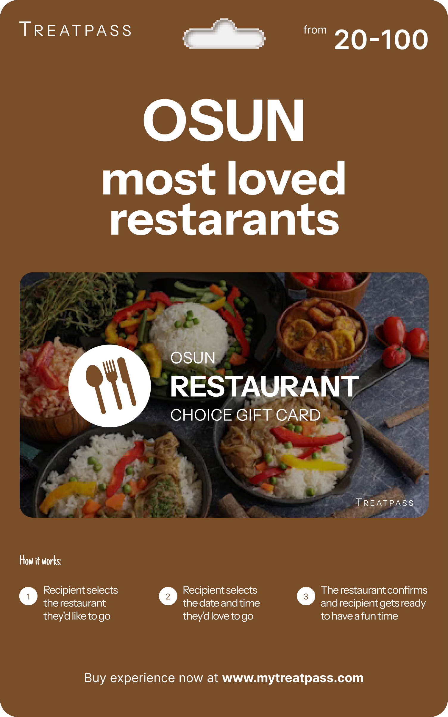 Osun Restaurant Gift Card – TreatPass
