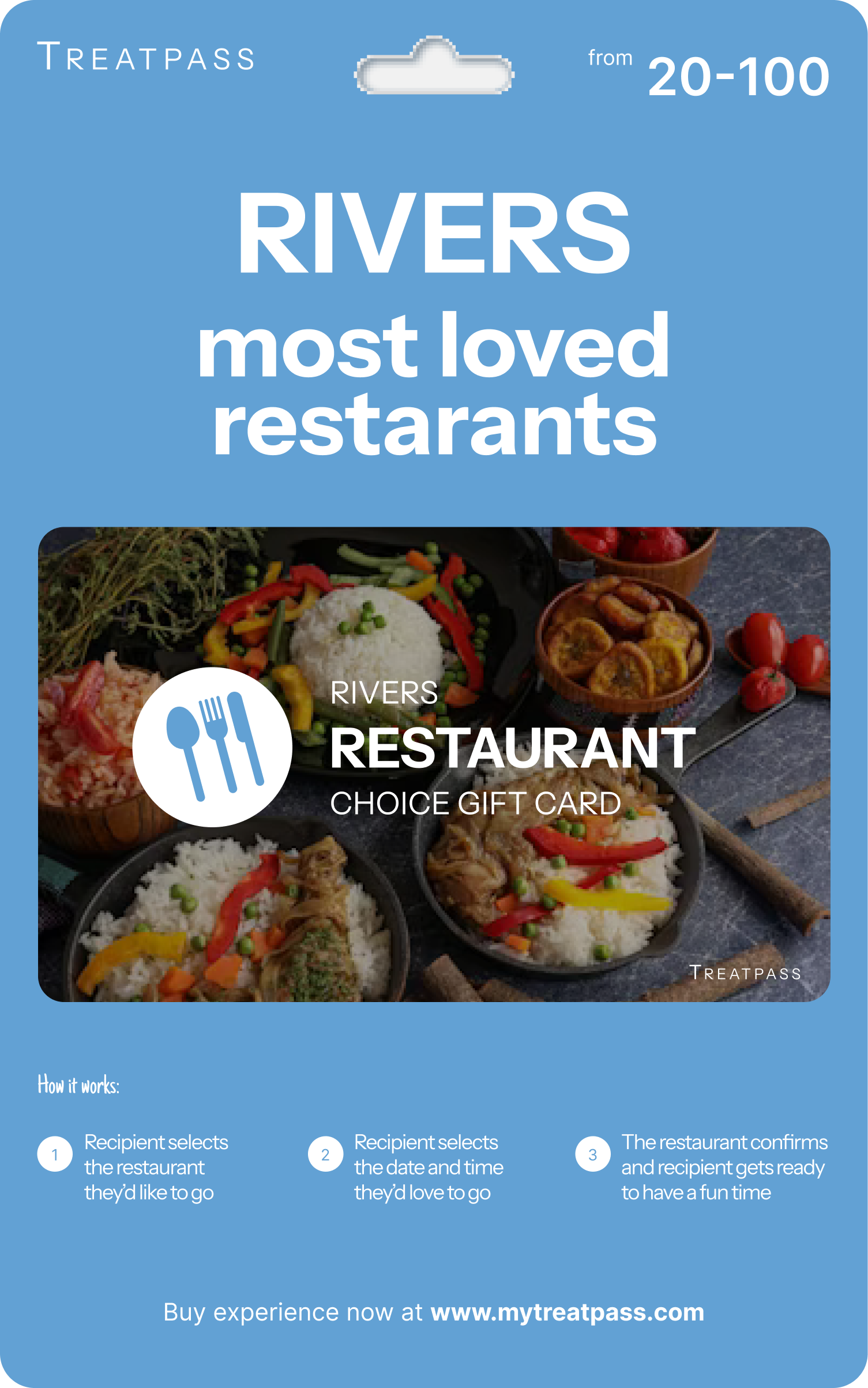 Rivers Restaurant Gift Card – TreatPass
