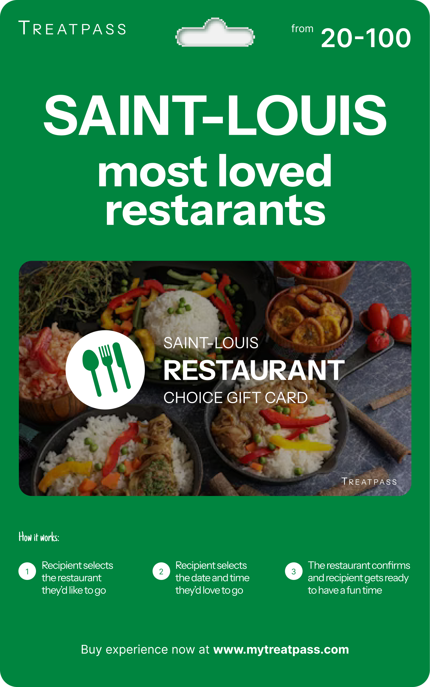 Saint-Louis Restaurant Gift Card – TreatPass