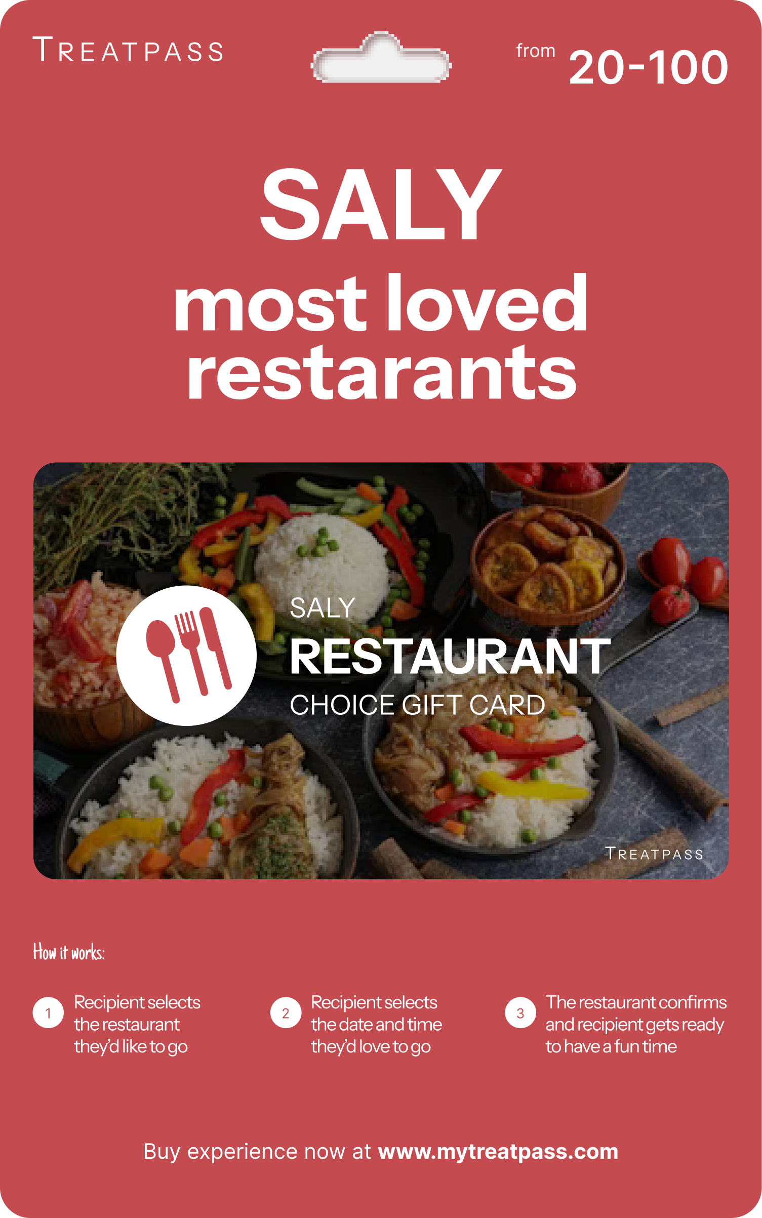 Saly Restaurant Gift Card – TreatPass