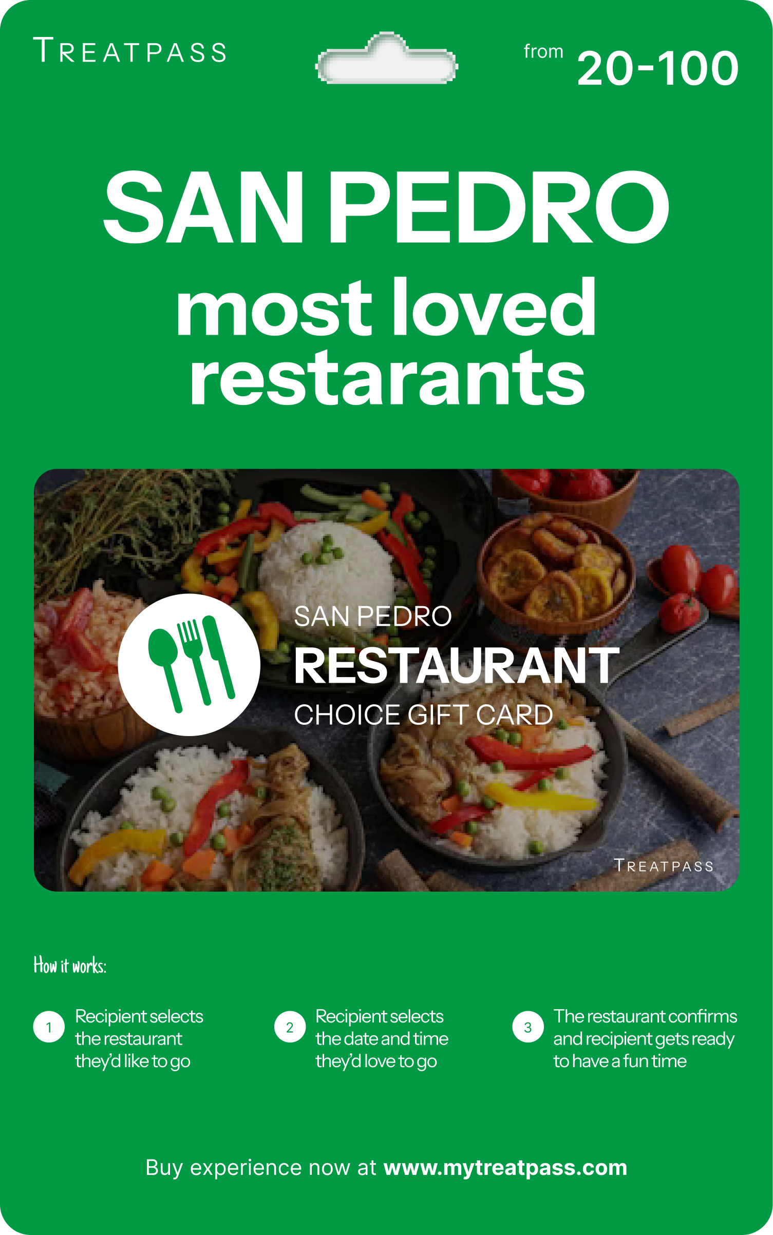 San-Pédro Restaurant Gift Card – TreatPass