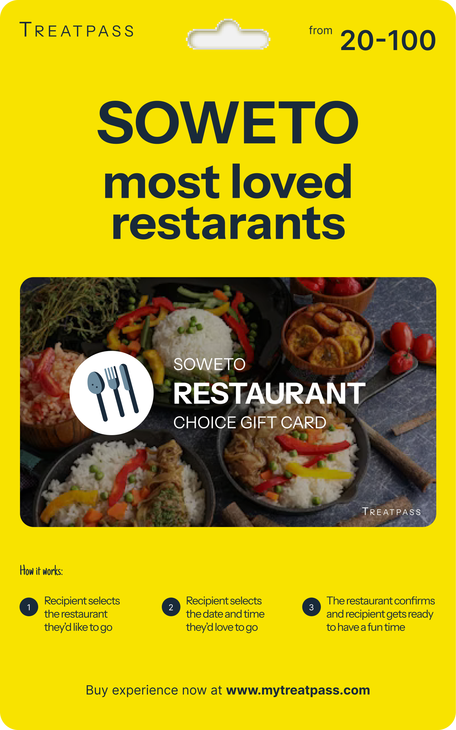 Soweto Restaurant Gift Card – TreatPass