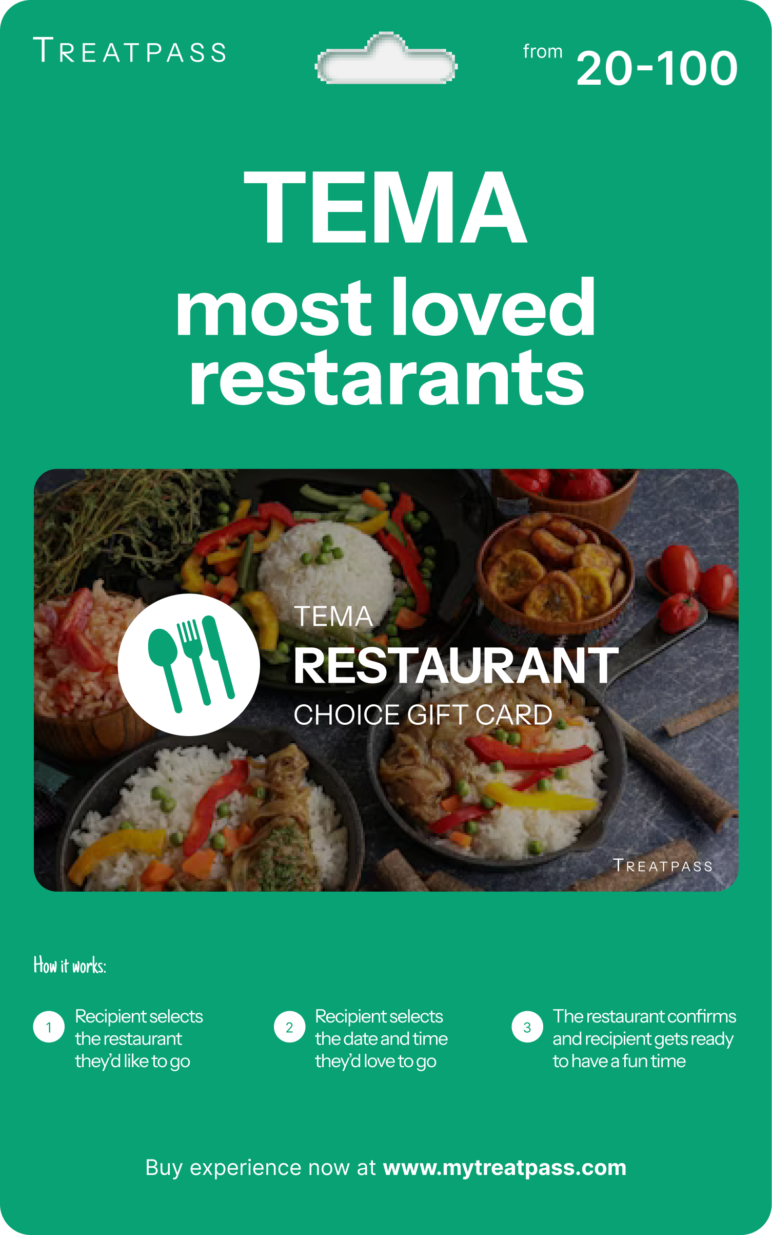 Tema Restaurant Gift Card – TreatPass