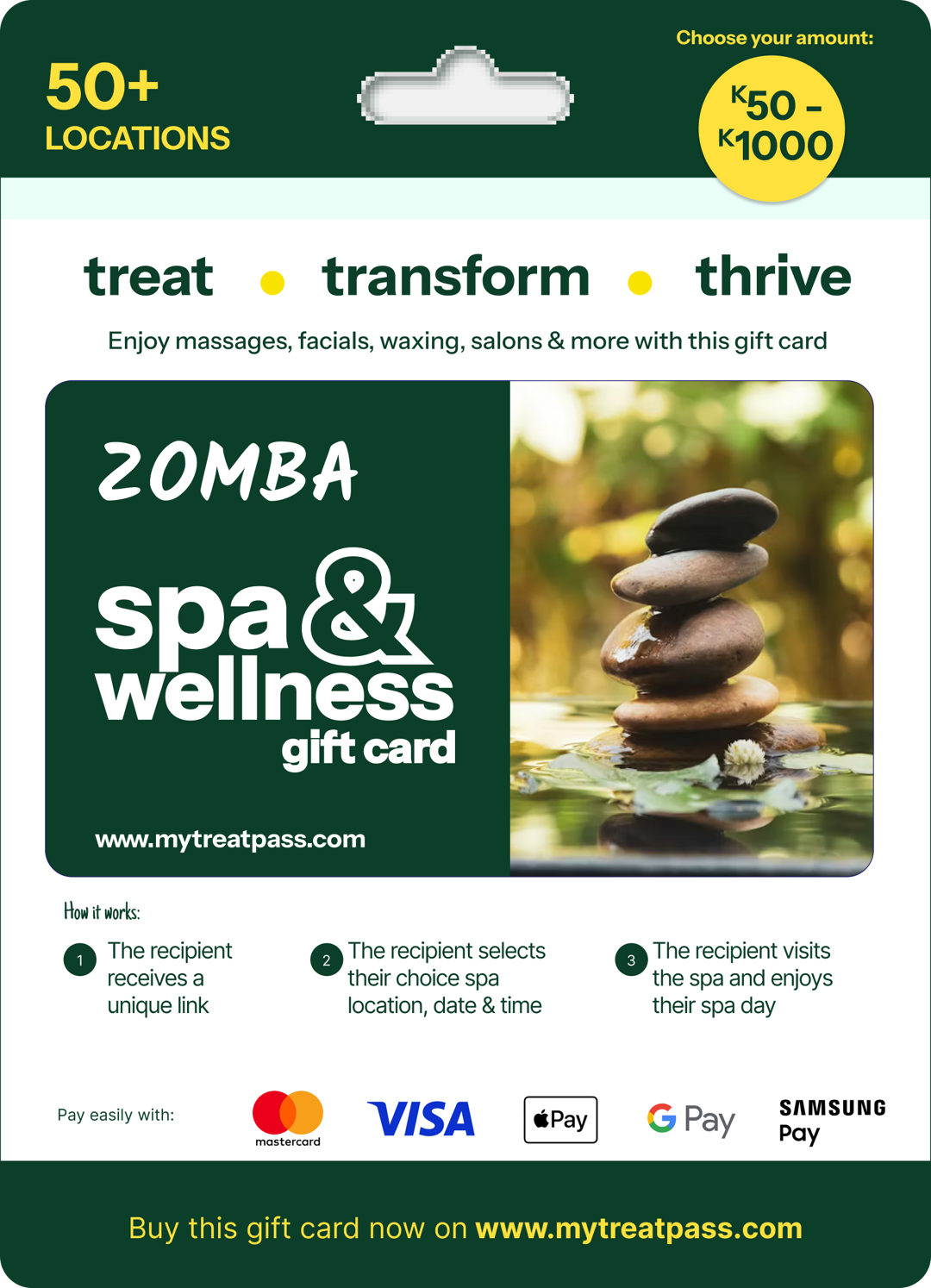 Zomba Spa Gift Card