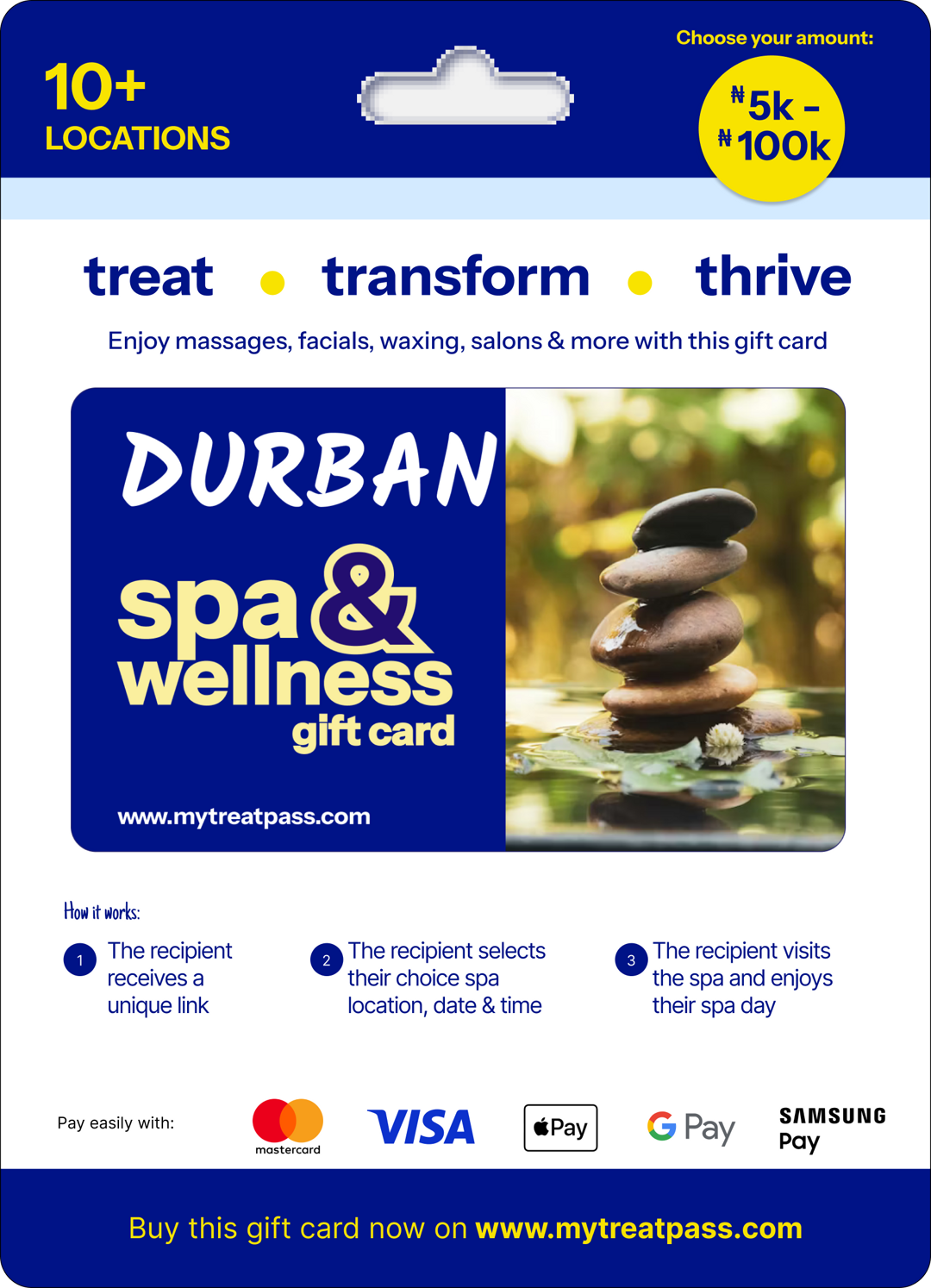 Durban Spa Gift Card