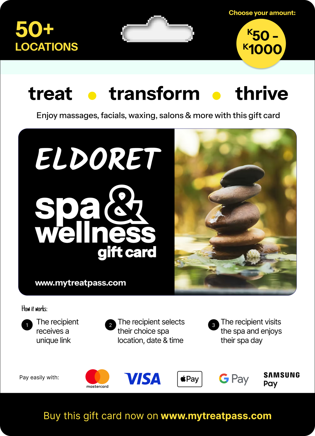 Eldoret Spa Gift Card