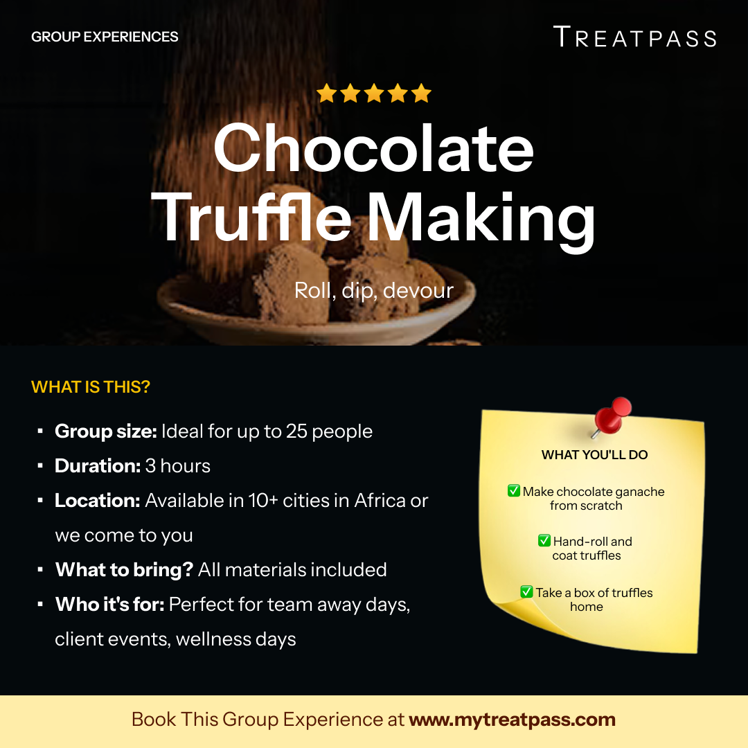 Chocolate Truffle Making: The Group Experience Worth Booking in Africa