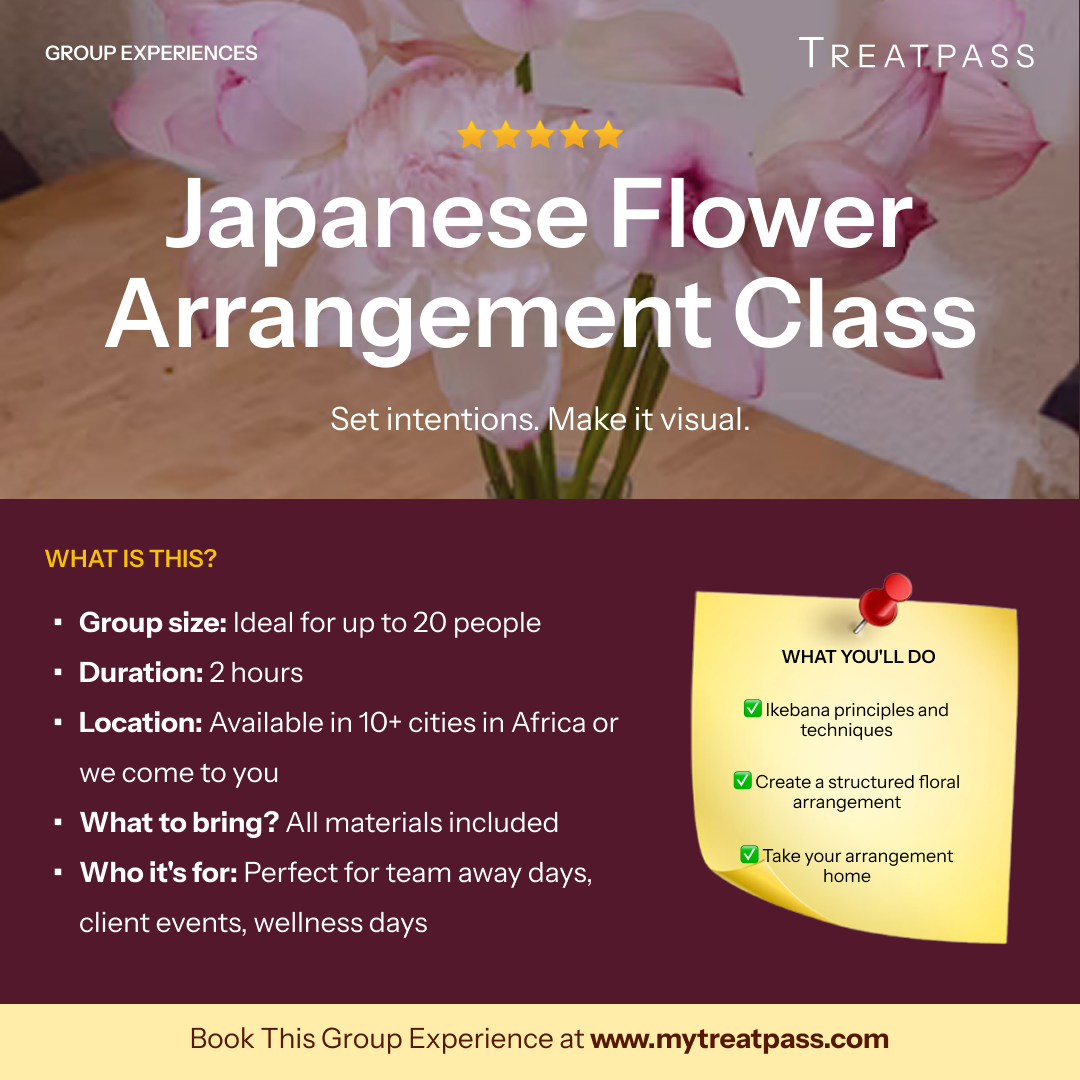 Japanese Flower Arrangement Class: The Group Experience Worth Booking in Africa