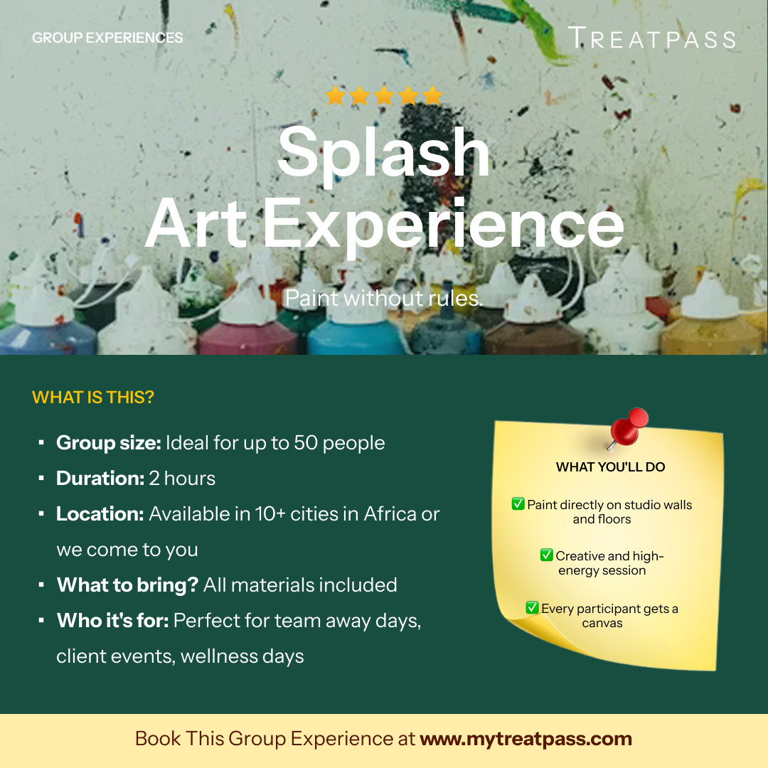 Splash Art Experience: The Group Experience Worth Booking in Africa