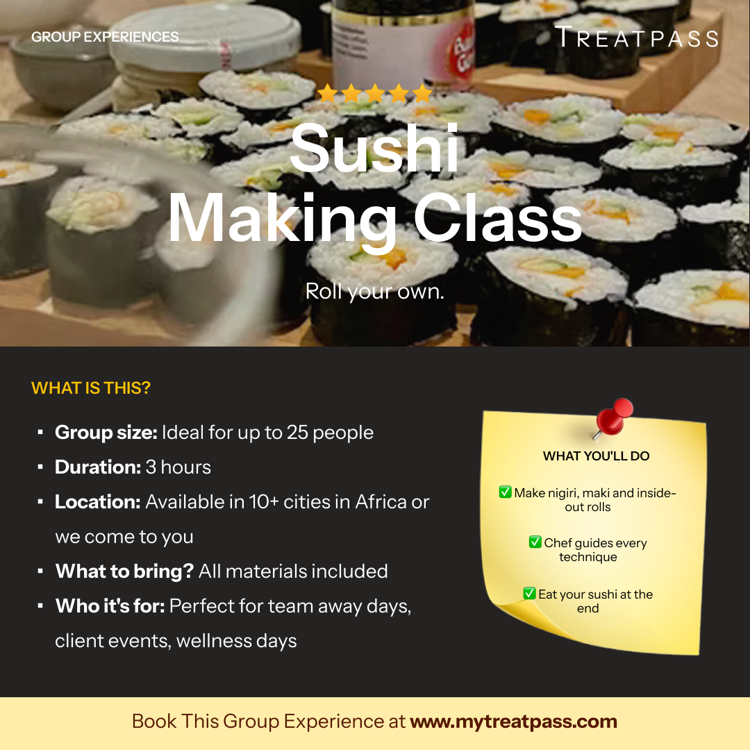 Sushi Making Class: The Group Experience Worth Booking in Africa