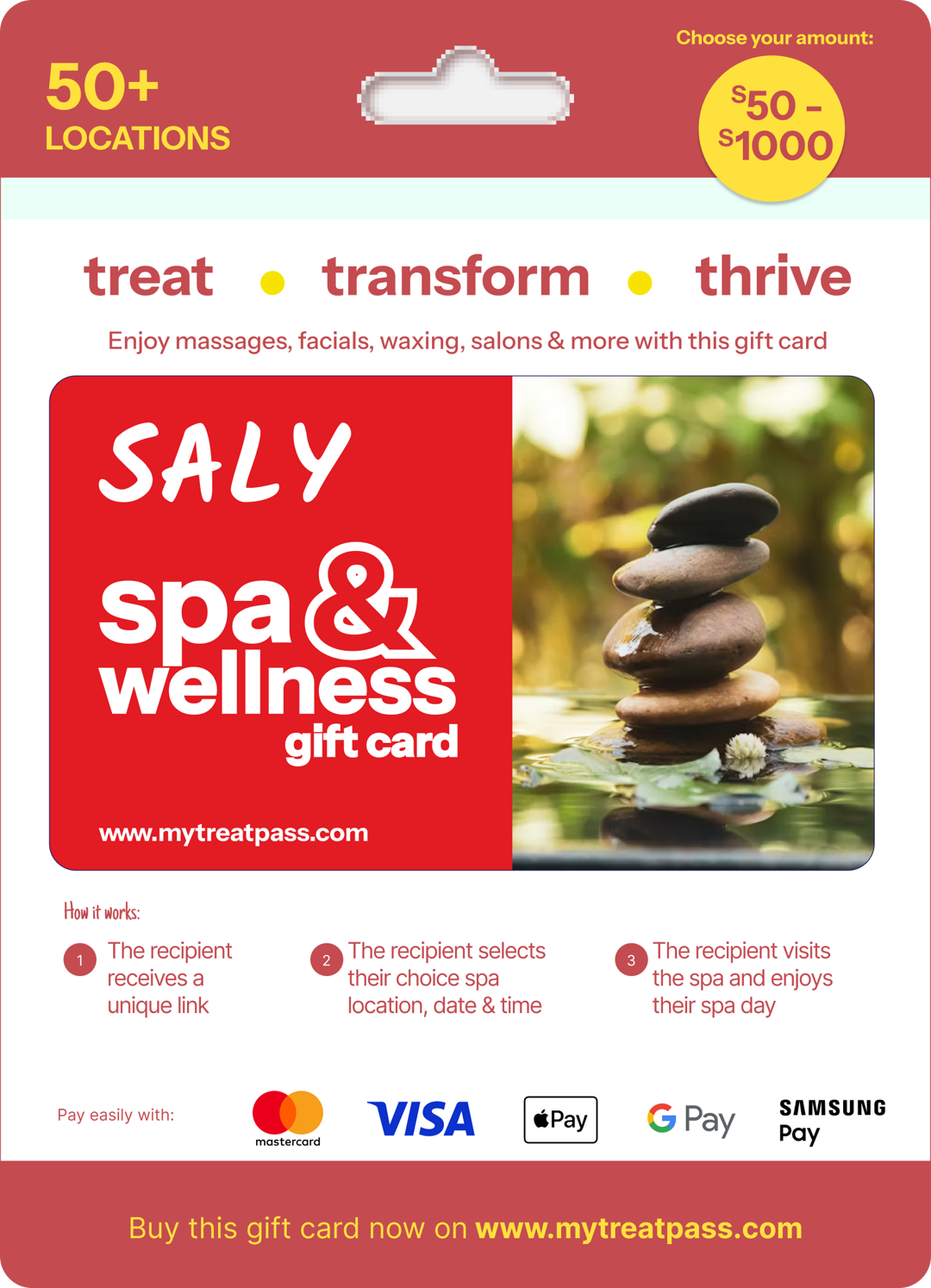 Saly Spa Gift Card